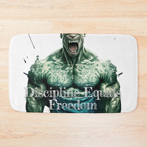 Item preview, Discipline Equals FreedomDesignBodybuilding Fitness Gym Workout Exercise Merch Print Design designed and sold by tengamerx.