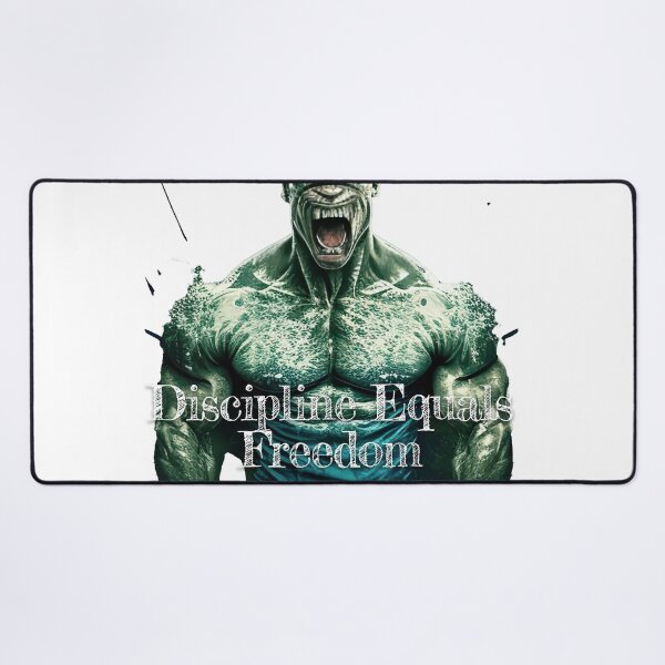 Item preview, Discipline Equals FreedomDesignBodybuilding Fitness Gym Workout Exercise Merch Print Design designed and sold by tengamerx.