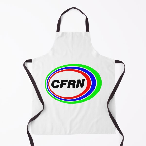 Item preview, CFRN Edmonton white designed and sold by GoalieTurtle.