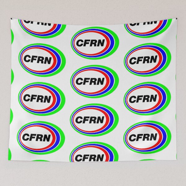 Item preview, CFRN Edmonton white designed and sold by GoalieTurtle.