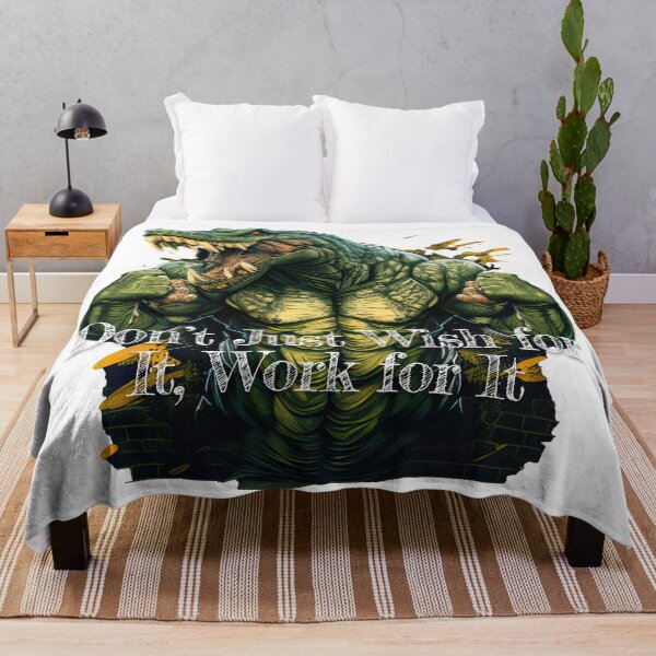 Item preview, Don't Just Wish for It, Work for ItDesignBodybuilding Fitness Gym Workout Exercise Merch Print Design designed and sold by tengamerx.