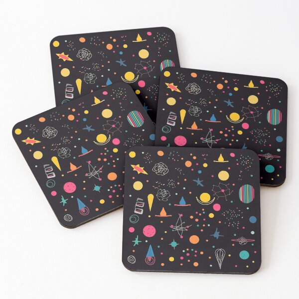 Item preview, Tiled background: Dark Cosmic Stars designed and sold by SML(Smiling Cool) PinkBubble.