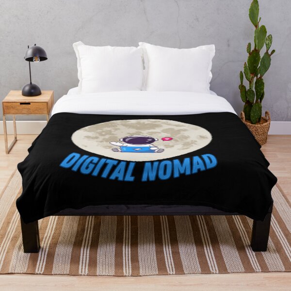 Item preview, Digital nomad- spaceman laptop t-shirt  designed and sold by Arthur-08.