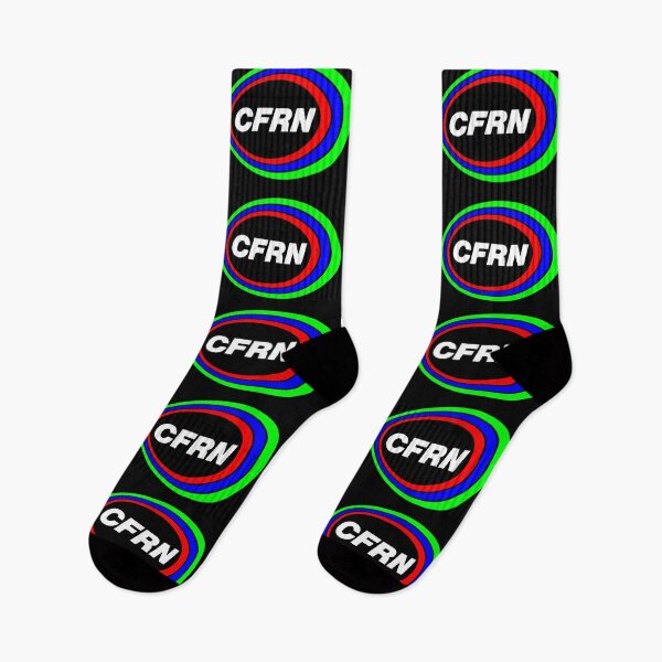 Item preview, CFRN Edmonton black designed and sold by GoalieTurtle.