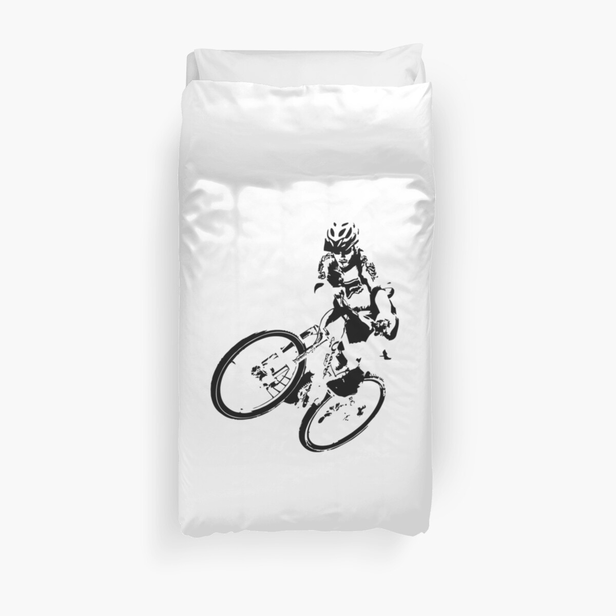 "Mountain bike sports" Duvet Cover by Danielssdesign Redbubble