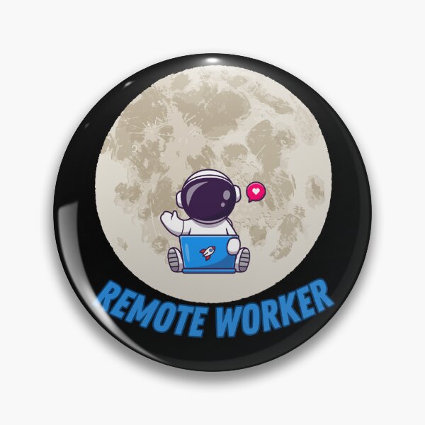Item preview, Remote worker - spaceman laptop t-shirt  designed and sold by Arthur-08.