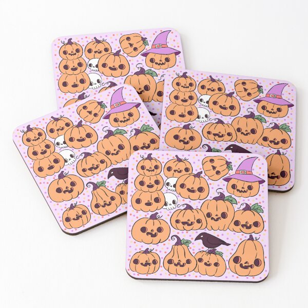 Item preview, Cute Halloween Pumpkin pattern  designed and sold by Yarafantasyart.