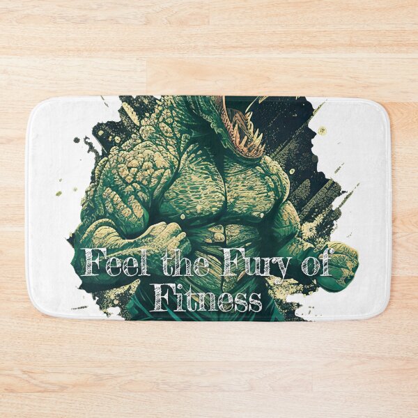 Item preview, Feel the Fury of FitnessDesignBodybuilding Fitness Gym Workout Exercise Merch Print Design designed and sold by tengamerx.
