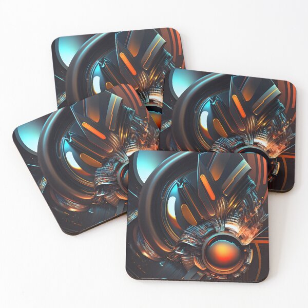 Item preview, abstract cyberpunk technology designed and sold by R&B Art and design.
