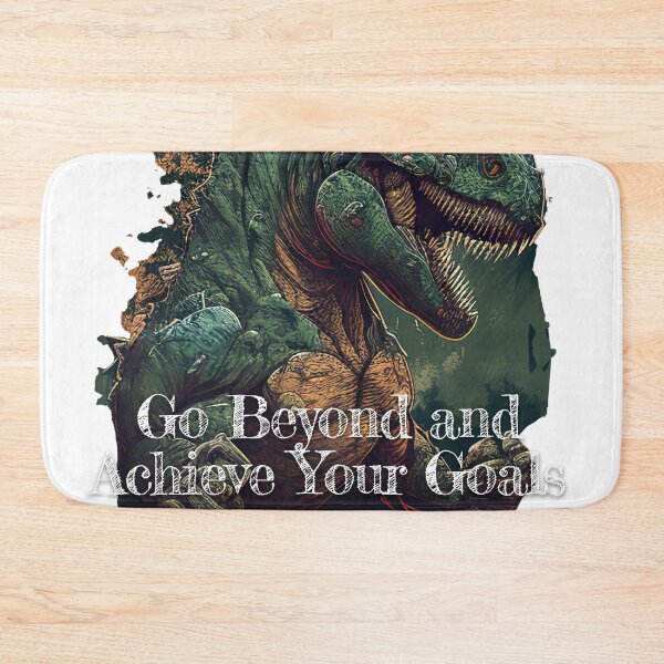 Item preview, Go Beyond and Achieve Your GoalsDesignBodybuilding Fitness Gym Workout Exercise Merch Print Design designed and sold by tengamerx.