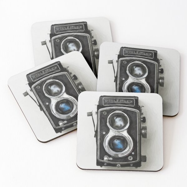 Item preview, Roliflex TLR camera. Image made from only triangles. designed and sold by janesg.