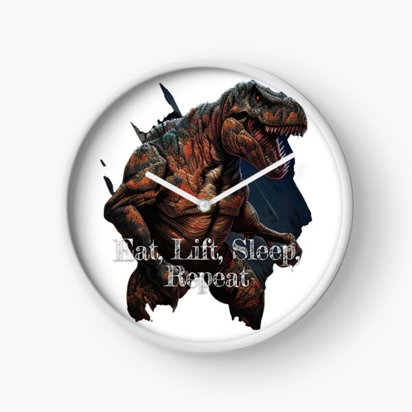 Item preview, Eat, Lift, Sleep, RepeatDesignBodybuilding Fitness Gym Workout Exercise Merch Print Design designed and sold by tengamerx.