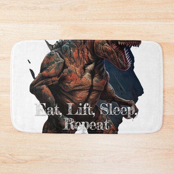 Item preview, Eat, Lift, Sleep, RepeatDesignBodybuilding Fitness Gym Workout Exercise Merch Print Design designed and sold by tengamerx.