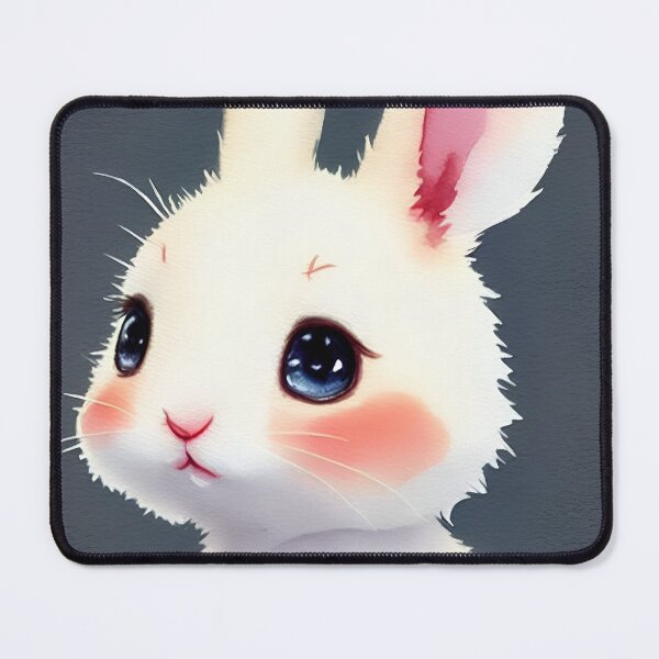 Item preview, Cute little bunny sitting and waiting for you designed and sold by Girly-Universe.