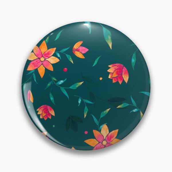 Item preview, flowers color designed and sold by GinColorist.