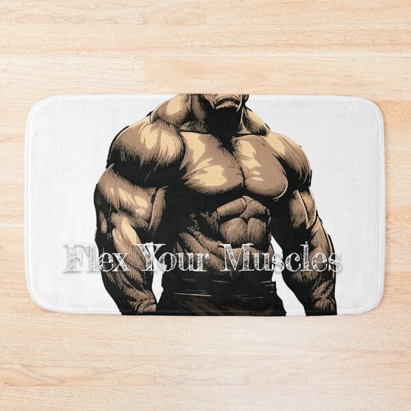 Item preview, Flex Your MusclesDesignBodybuilding Fitness Gym Workout Exercise Merch Print Design designed and sold by tengamerx.