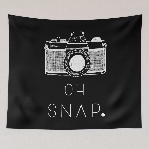 Item preview, 'Oh Snap' Typography Design- White designed and sold by StylishTayla.