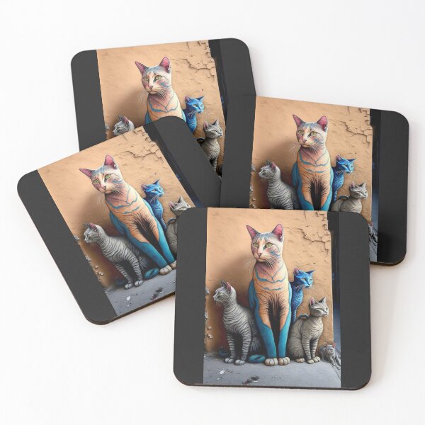Item preview, Sensation Street Art G-M-Designs Cats in Wall Niche designed and sold by G-M-Designs.