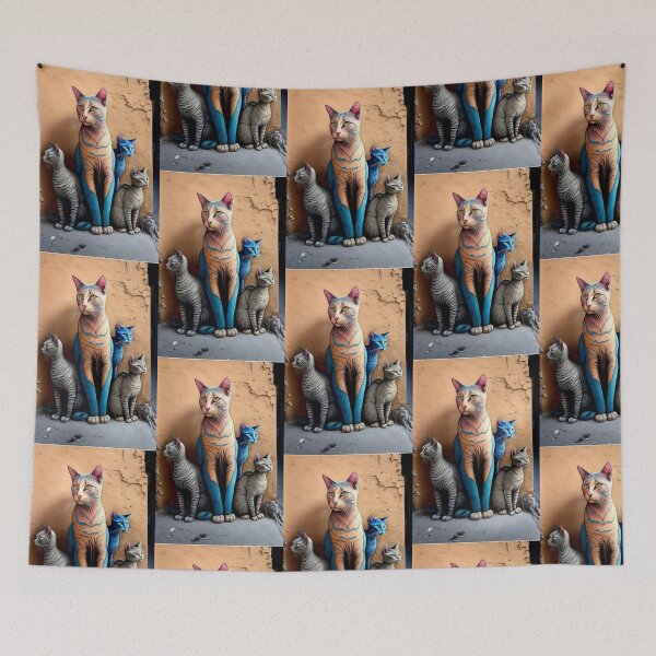 Item preview, Sensation Street Art G-M-Designs Cats in Wall Niche designed and sold by G-M-Designs.