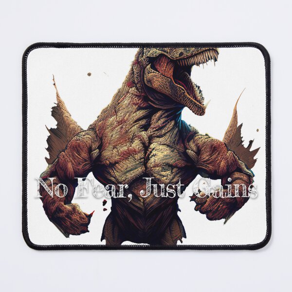 Item preview, No Fear, Just GainsDesignBodybuilding Fitness Gym Workout Exercise Merch Print Design designed and sold by tengamerx.