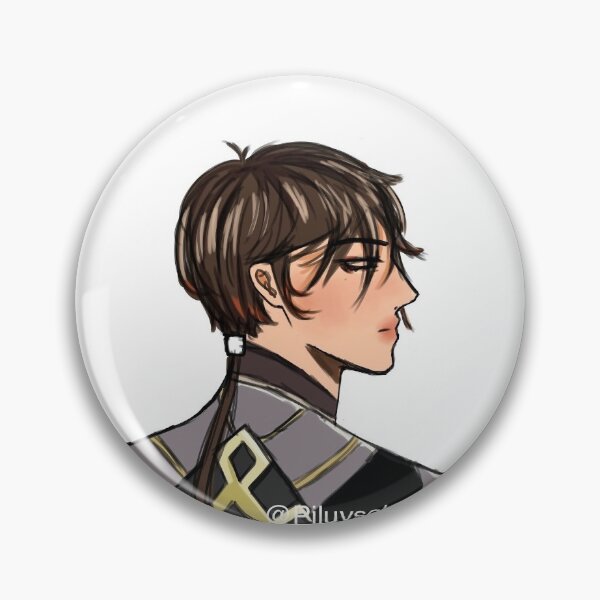 Item preview, Zhongli Pin Buttom Fanart  designed and sold by piluvsoka.