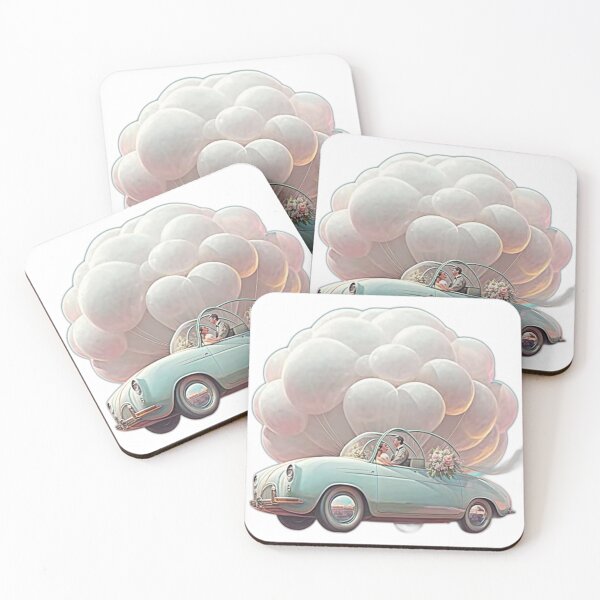 Item preview, Design of a Flying Wedding Carriage with Balloons designed and sold by zzibel.