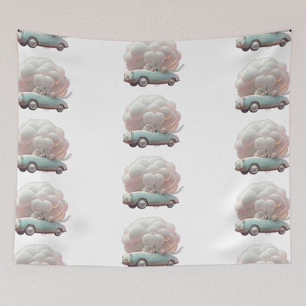 Item preview, Design of a Flying Wedding Carriage with Balloons designed and sold by zzibel.