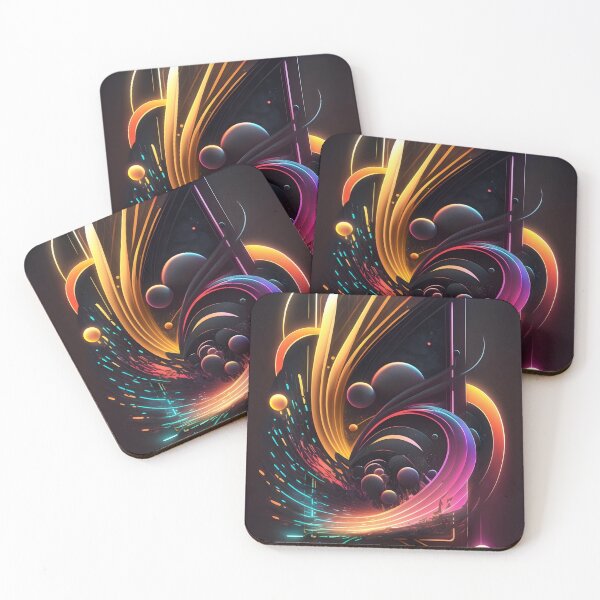 Item preview, abstract neon art- infinity designed and sold by R&B Art and design.
