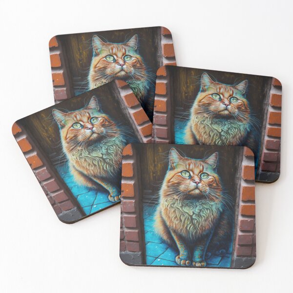 Artikelvorschau, Sensation Street Art G-M-Designs Katzen in Wandnische entworfen und verkauft von G-M-Designs.