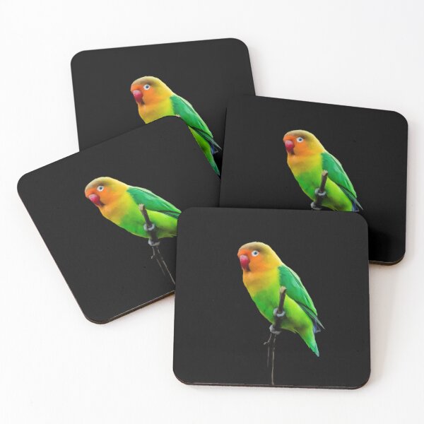 Item preview, Fischer Parrot on branch. Image made only with triangles. designed and sold by janesg.