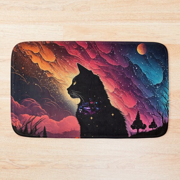 Item preview, Cosmic Night Cat designed and sold by FireScreen.