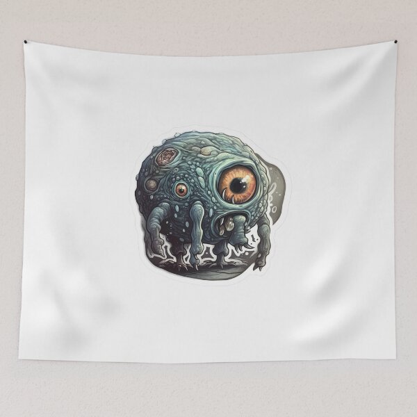 Item preview, Atychiphobia Cute Monster With a Big Eye in The Middle if His Head designed and sold by MrBadDream.