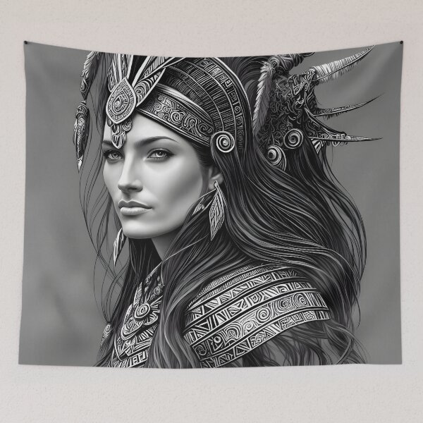 Item preview, Aztec War Goddess designed and sold by magikman65.