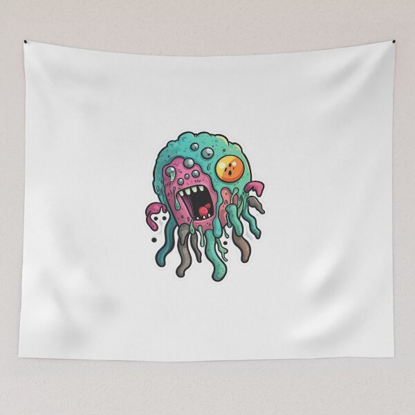 Item preview, Colorful Atychiphobia Cute Monster designed and sold by MrBadDream.