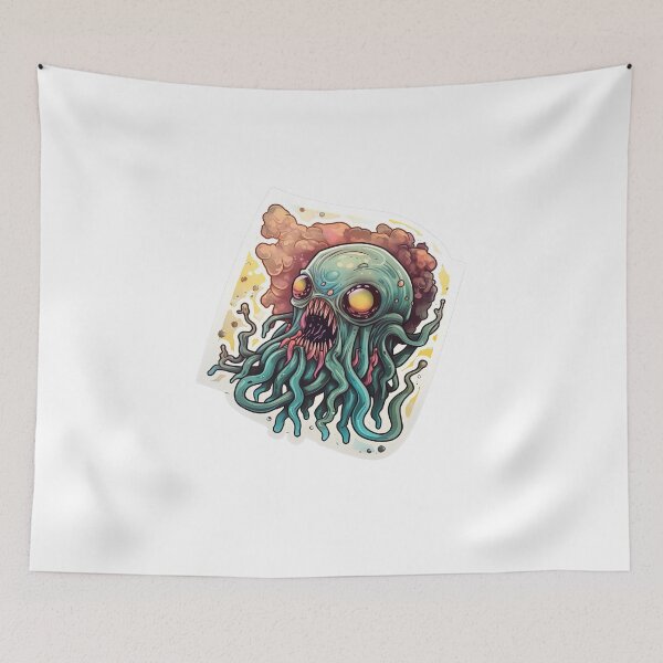 Item preview, Creepy Colorful Atychiphobia Cute Monster designed and sold by MrBadDream.