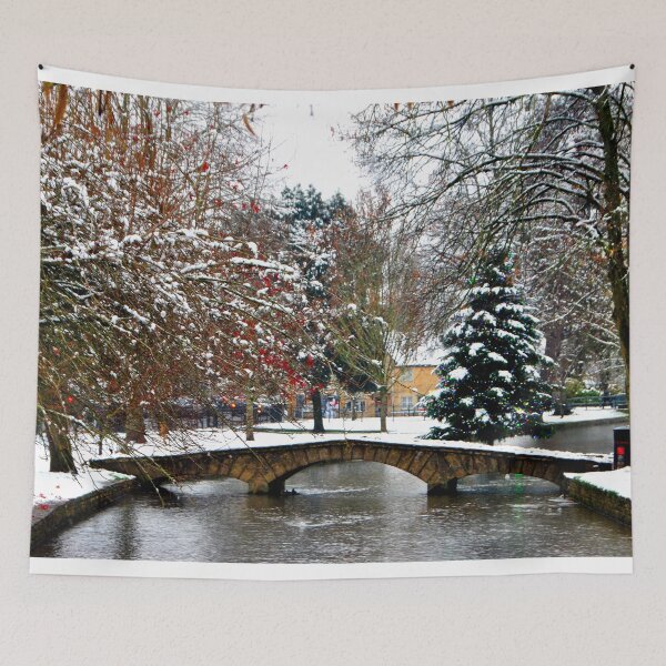 Item preview, Bourton on the Water Christmas Tree Cotswolds designed and sold by AndyEvansPhotos.