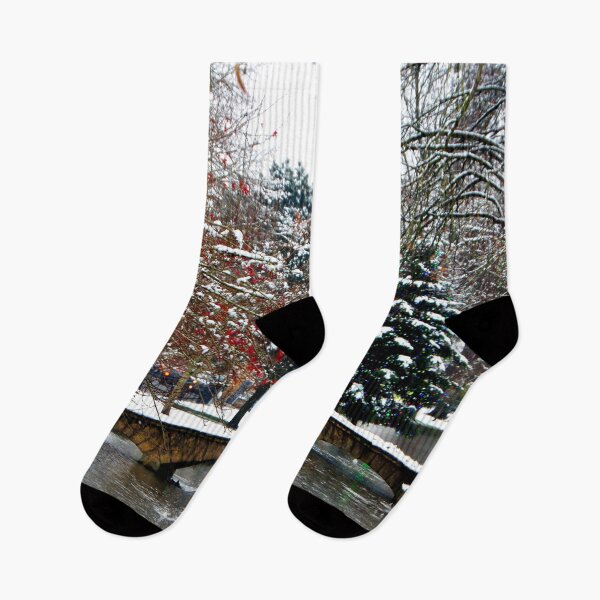 Item preview, Bourton on the Water Christmas Tree Cotswolds designed and sold by AndyEvansPhotos.