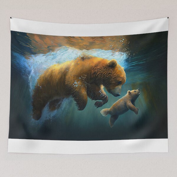 Item preview, Mama Bear's Swimming Lessons designed and sold by FireScreen.