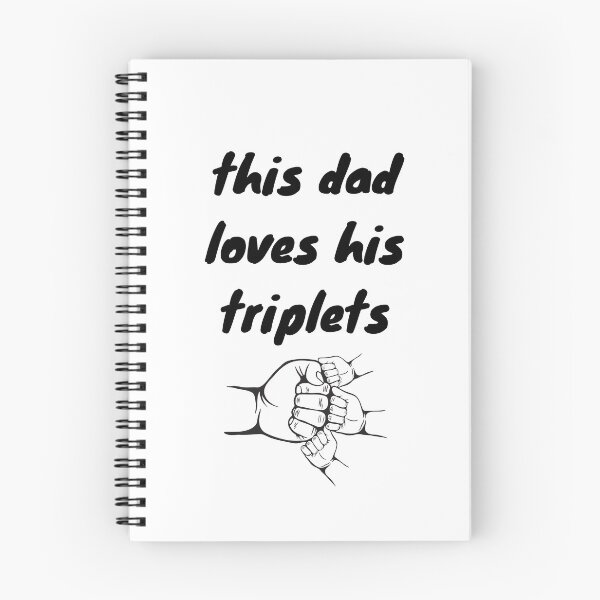 Item preview, This Dad Loves His Triplets designed and sold by zakariyae.