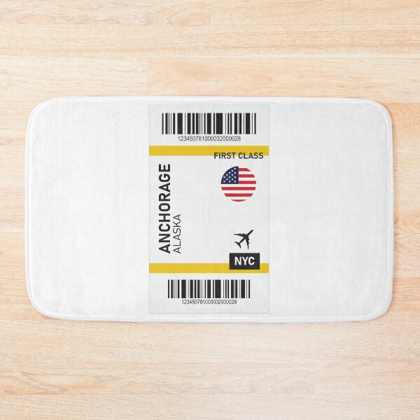 Item preview, anchorage plane ticket designed and sold by Mqyou.