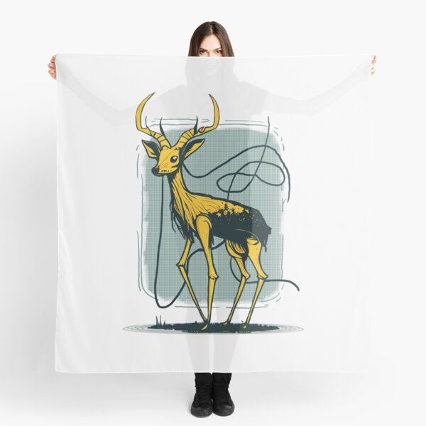 Yellow Deer Scarf