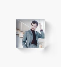 Ansel Elgort Acrylic Block