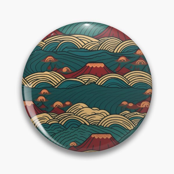 Artikelvorschau, Traditional Asian Wave Pattern entworfen und verkauft von DigiLuxe.