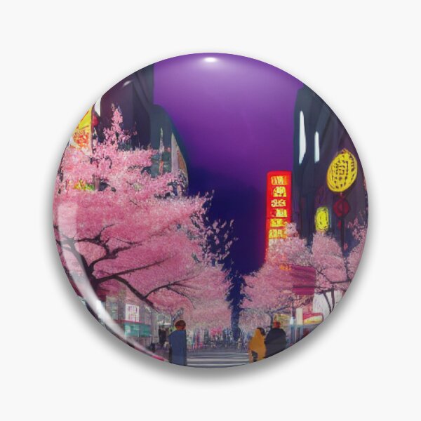 Item preview, Blossom and Bright Lights: A Tokyo Street View designed and sold by bloosoms.
