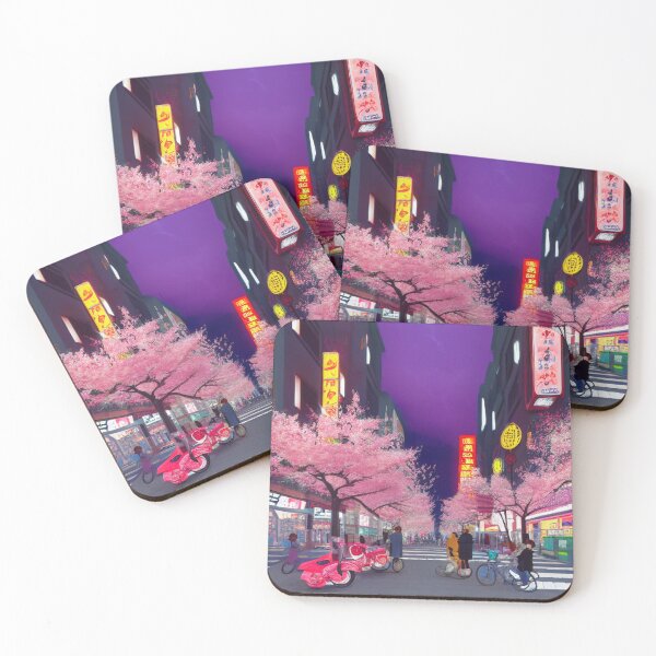 Item preview, Blossom and Bright Lights: A Tokyo Street View designed and sold by bloosoms.
