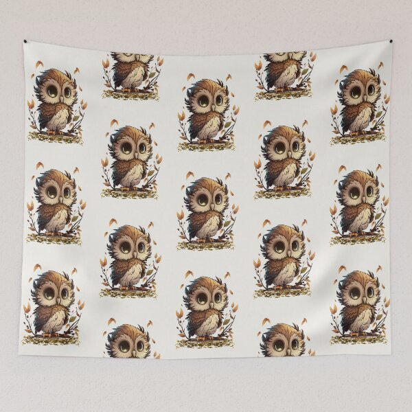 Item preview, Cute Brown owl designed and sold by LoneAngel.