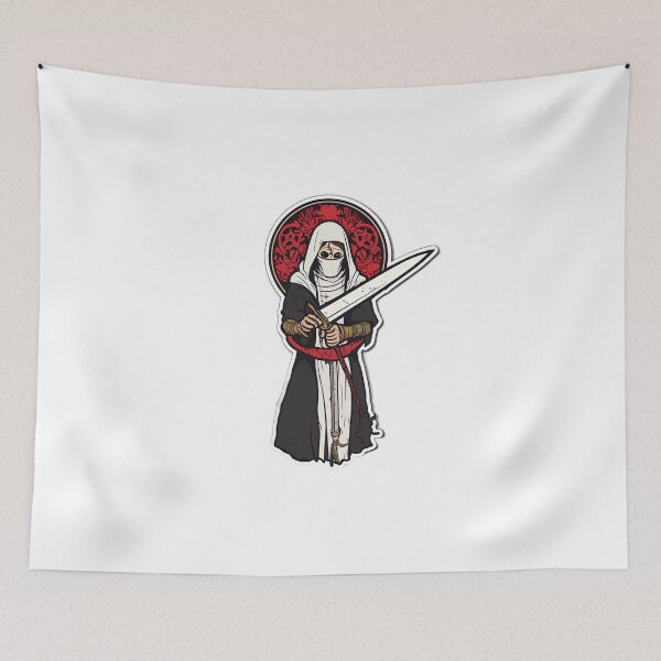 Item preview, Wild The Warrior Nun designed and sold by MrBadDream.