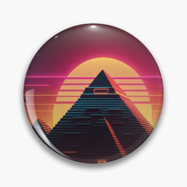Item preview, Synthwave Pyramid designed and sold by Nightarcade.