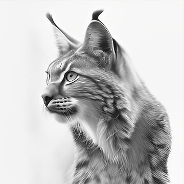 Motif de cadeau animal lynx de dessin animé pour enfants' Tapis de