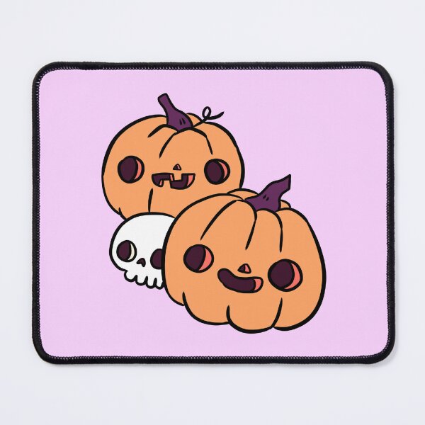 Item preview, Cute pumpkin friends with a skull designed and sold by Yarafantasyart.
